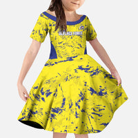 Defence Force Trinidad and Tobago Football Custom Family Matching Off The Shoulder Long Sleeve Dress and Hawaiian Shirt Go Teteron Boy Grunge Vibe - Wonder Print Shop