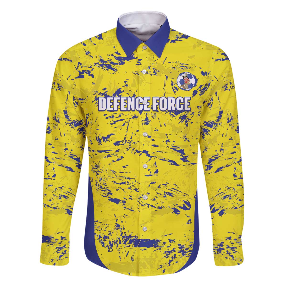 Defence Force Trinidad and Tobago Football Custom Family Matching Off The Shoulder Long Sleeve Dress and Hawaiian Shirt Go Teteron Boy Grunge Vibe - Wonder Print Shop