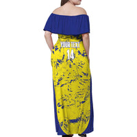 Defence Force Trinidad and Tobago Football Custom Family Matching Off Shoulder Maxi Dress and Hawaiian Shirt Go Teteron Boy Grunge Vibe - Wonder Print Shop