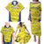 Defence Force Trinidad and Tobago Football Custom Family Matching Puletasi and Hawaiian Shirt Go Teteron Boy Grunge Vibe - Wonder Print Shop