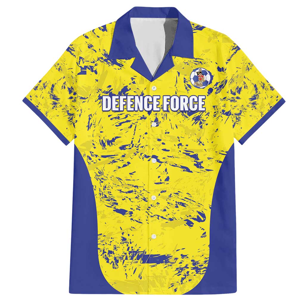 Defence Force Trinidad and Tobago Football Custom Family Matching Short Sleeve Bodycon Dress and Hawaiian Shirt Go Teteron Boy Grunge Vibe - Wonder Print Shop