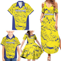Defence Force Trinidad and Tobago Football Custom Family Matching Summer Maxi Dress and Hawaiian Shirt Go Teteron Boy Grunge Vibe - Wonder Print Shop