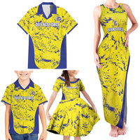 Defence Force Trinidad and Tobago Football Custom Family Matching Tank Maxi Dress and Hawaiian Shirt Go Teteron Boy Grunge Vibe - Wonder Print Shop