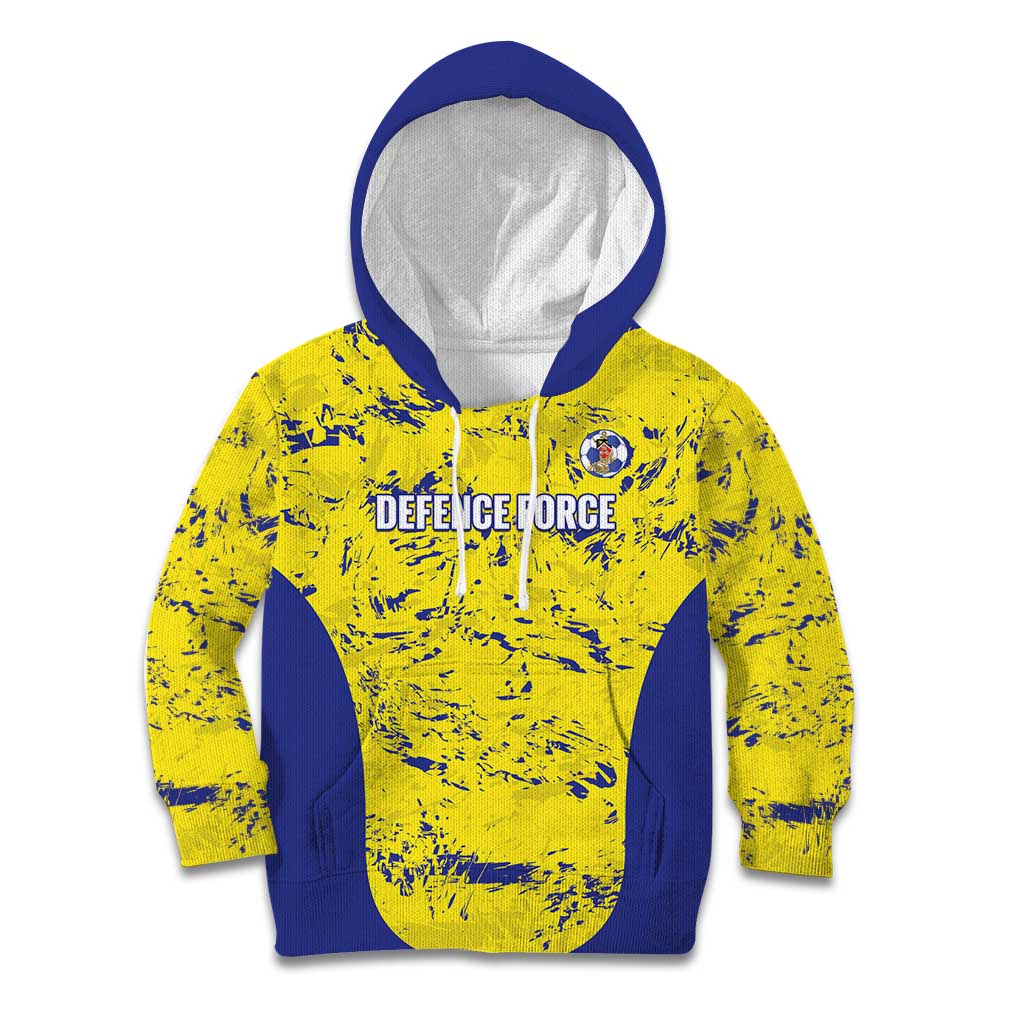 Defence Force Trinidad and Tobago Football Custom Kid Hoodie Go Teteron Boy Grunge Vibe - Wonder Print Shop