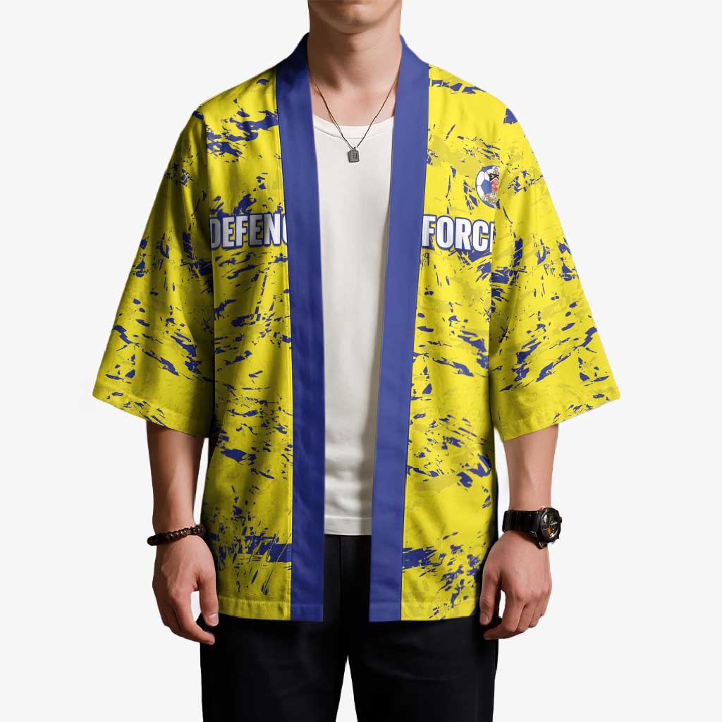 Defence Force Trinidad and Tobago Football Custom Kimono Go Teteron Boy Grunge Vibe - Wonder Print Shop