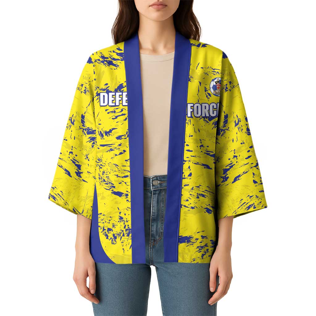 Defence Force Trinidad and Tobago Football Custom Kimono Go Teteron Boy Grunge Vibe - Wonder Print Shop