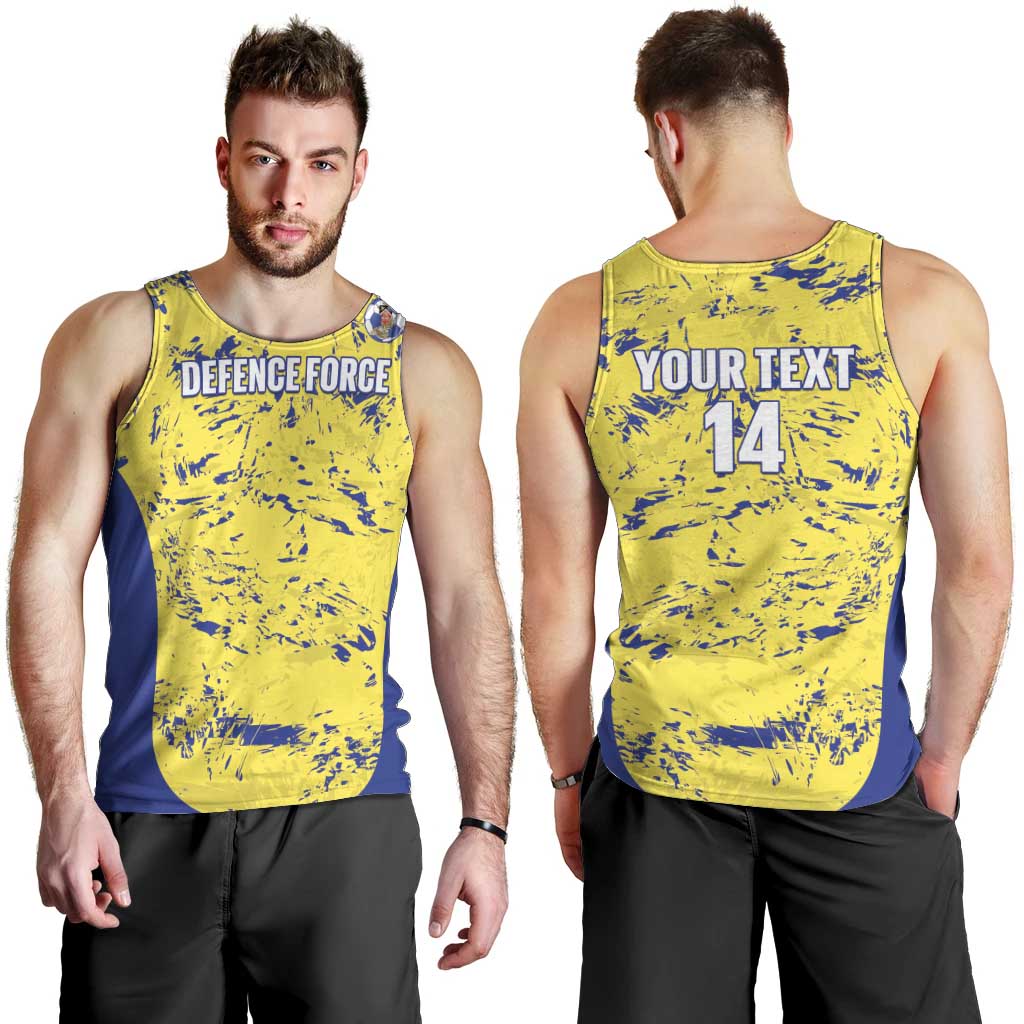 Defence Force Trinidad and Tobago Football Custom Men Tank Top Go Teteron Boy Grunge Vibe - Wonder Print Shop