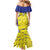Defence Force Trinidad and Tobago Football Custom Mermaid Dress Go Teteron Boy Grunge Vibe - Wonder Print Shop
