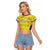 Defence Force Trinidad and Tobago Football Custom Raglan Cropped T Shirt Go Teteron Boy Grunge Vibe - Wonder Print Shop