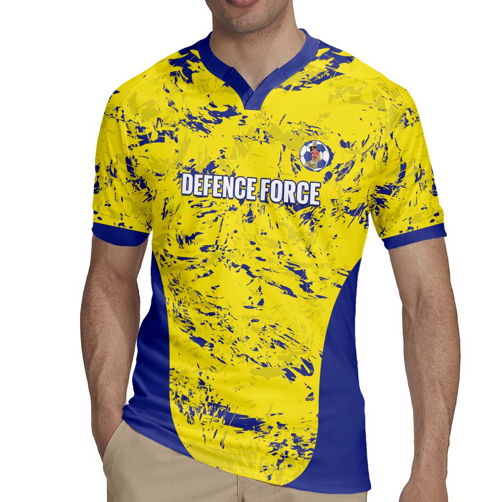 Defence Force Trinidad and Tobago Football Custom Rugby Jersey Go Teteron Boy Grunge Vibe - Wonder Print Shop