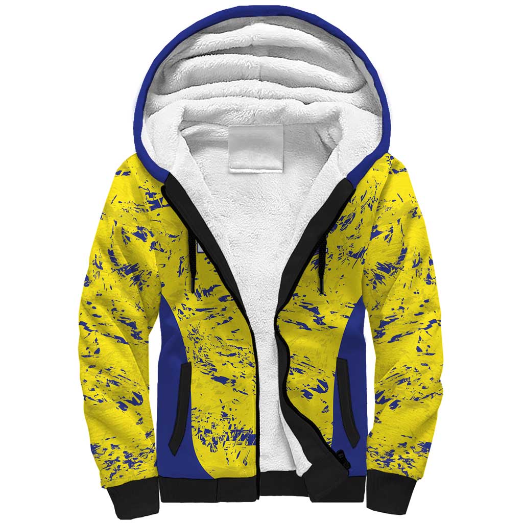 Defence Force Trinidad and Tobago Football Custom Sherpa Hoodie Go Teteron Boy Grunge Vibe - Wonder Print Shop