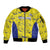 Defence Force Trinidad and Tobago Football Custom Sleeve Zip Bomber Jacket Go Teteron Boy Grunge Vibe - Wonder Print Shop