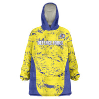 Defence Force Trinidad and Tobago Football Custom Wearable Blanket Hoodie Go Teteron Boy Grunge Vibe - Wonder Print Shop