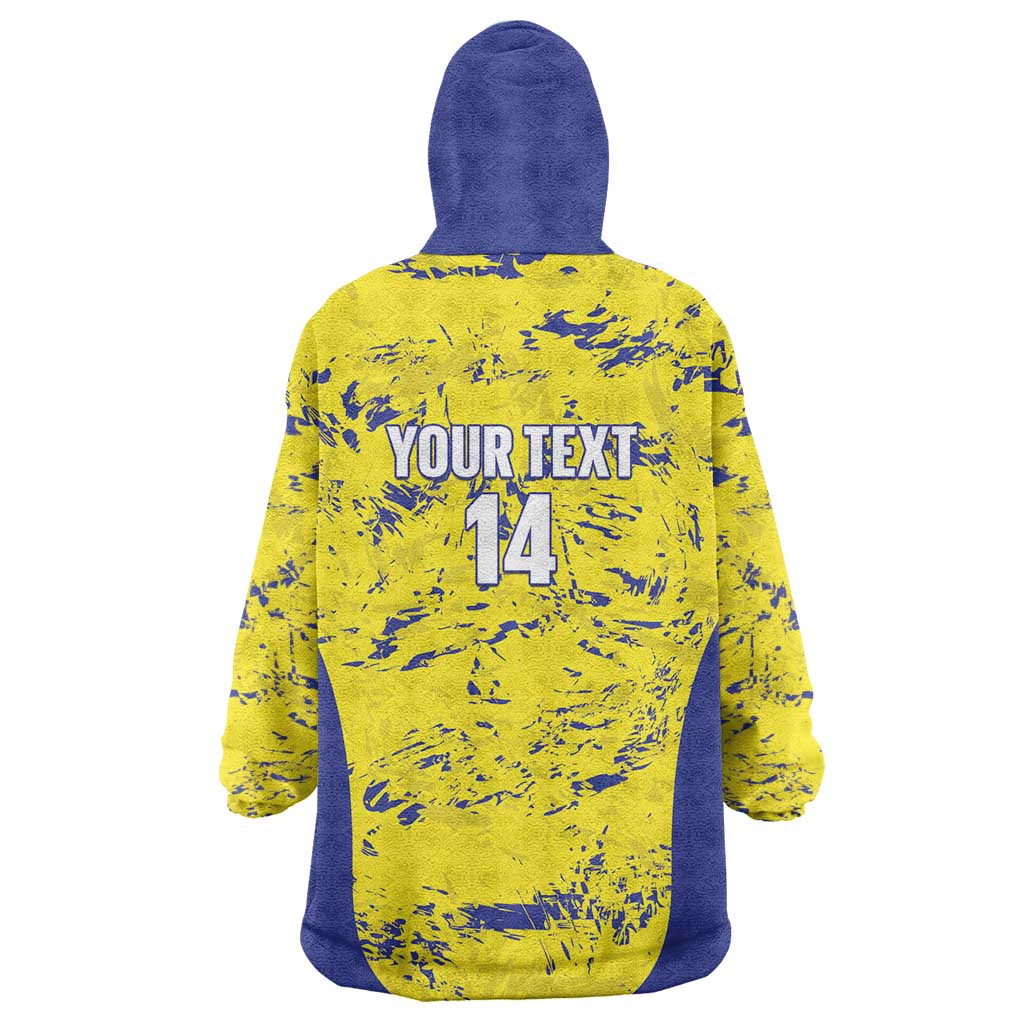 Defence Force Trinidad and Tobago Football Custom Wearable Blanket Hoodie Go Teteron Boy Grunge Vibe - Wonder Print Shop
