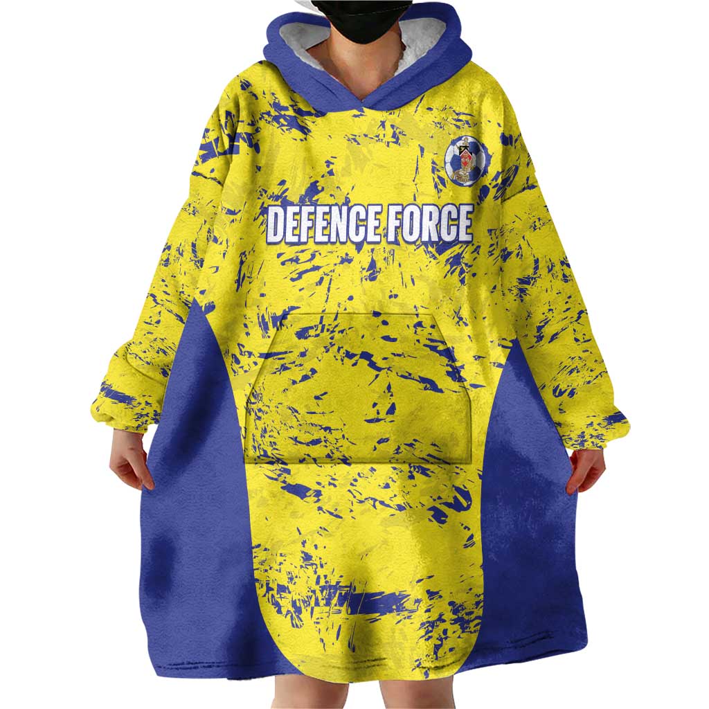 Defence Force Trinidad and Tobago Football Custom Wearable Blanket Hoodie Go Teteron Boy Grunge Vibe - Wonder Print Shop