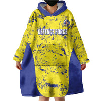 Defence Force Trinidad and Tobago Football Custom Wearable Blanket Hoodie Go Teteron Boy Grunge Vibe - Wonder Print Shop