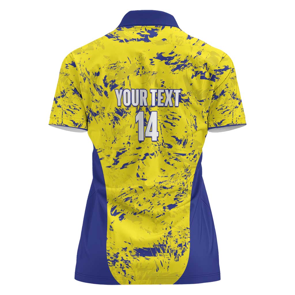 Defence Force Trinidad and Tobago Football Custom Women Polo Shirt Go Teteron Boy Grunge Vibe - Wonder Print Shop