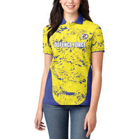 Defence Force Trinidad and Tobago Football Custom Women Polo Shirt Go Teteron Boy Grunge Vibe - Wonder Print Shop
