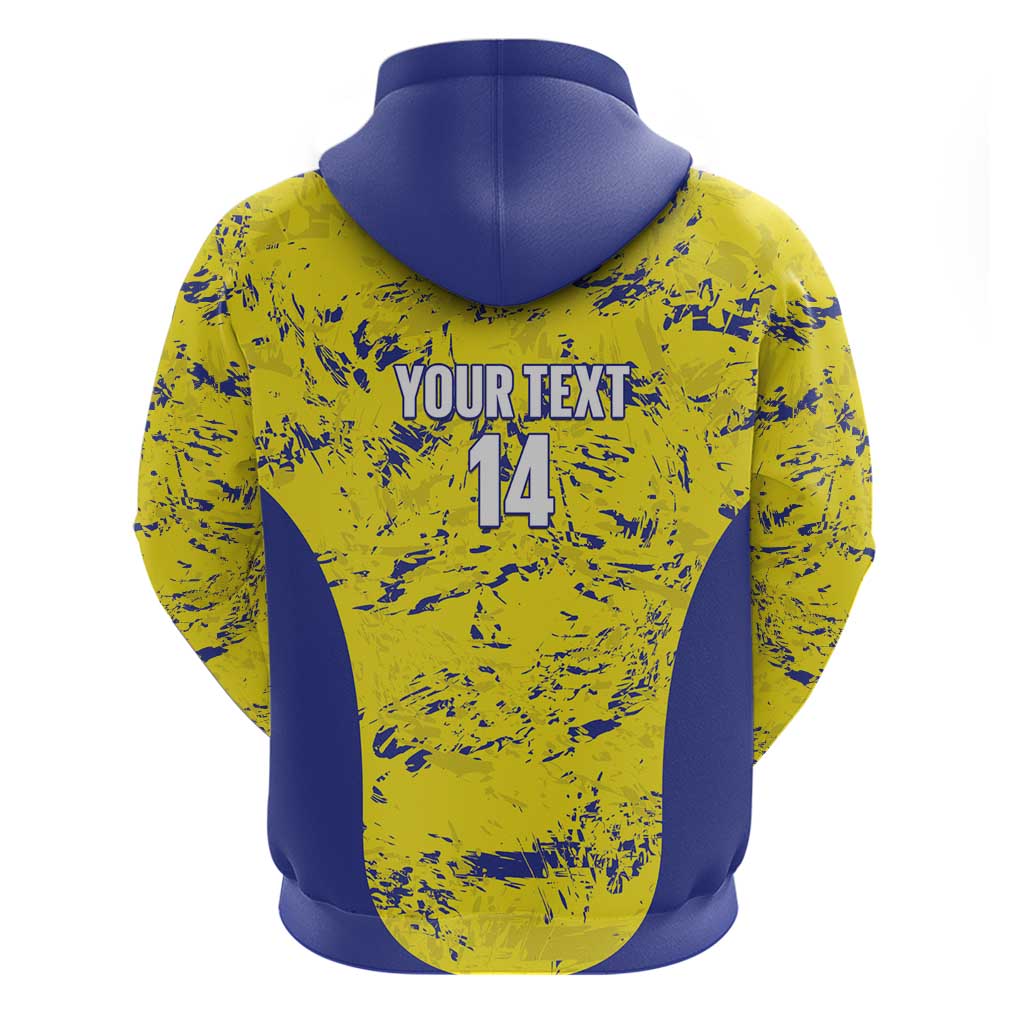 Defence Force Trinidad and Tobago Football Custom Zip Hoodie Go Teteron Boy Grunge Vibe - Wonder Print Shop