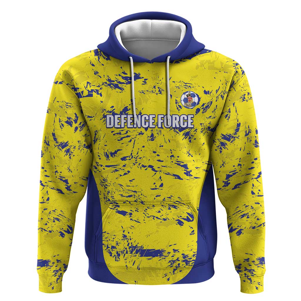 Defence Force Trinidad and Tobago Football Custom Zip Hoodie Go Teteron Boy Grunge Vibe - Wonder Print Shop