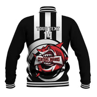 Central Trinidad and Tobago Football Custom Baseball Jacket Come On Sharks Est 2012 - Wonder Print Shop