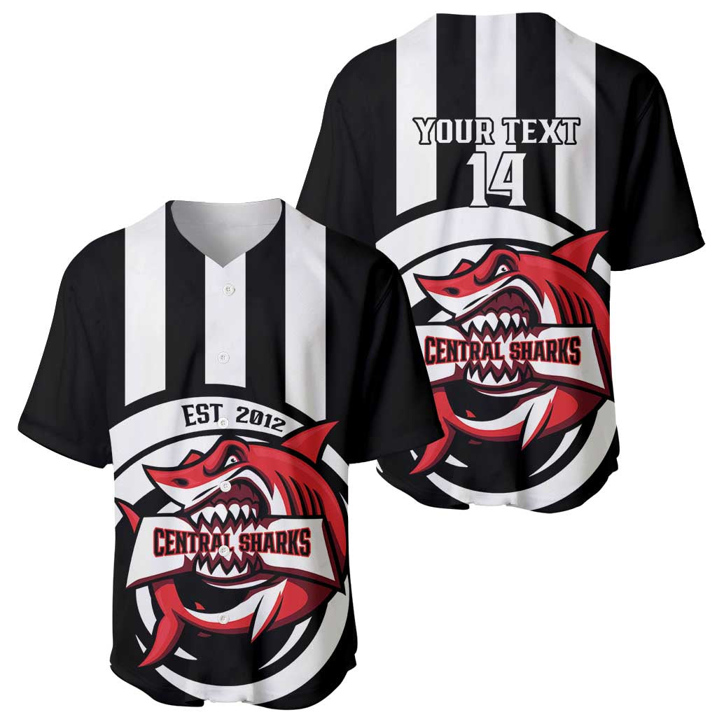 Central Trinidad and Tobago Football Custom Baseball Jersey Come On Sharks Est 2012 - Wonder Print Shop