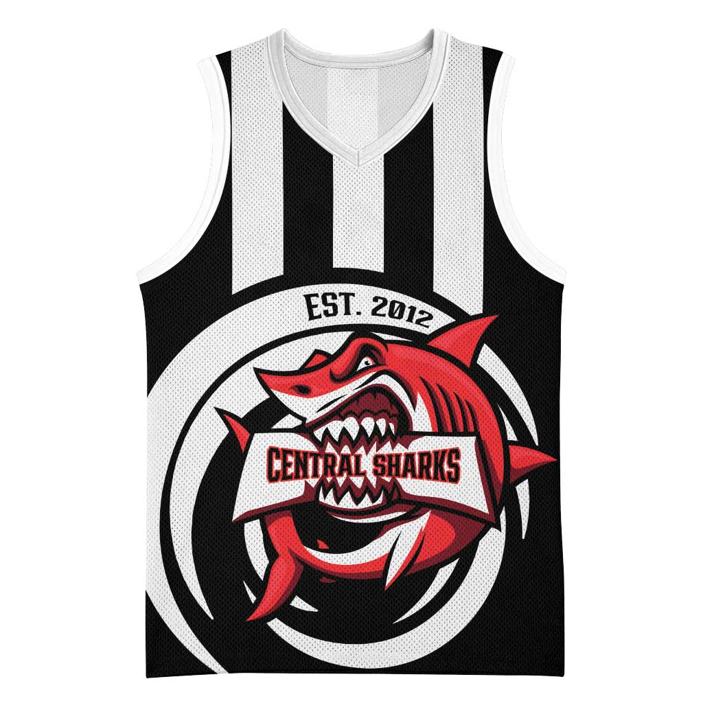 Central Trinidad and Tobago Football Custom Basketball Jersey Come On Sharks Est 2012 - Wonder Print Shop