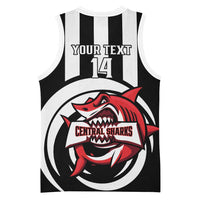 Central Trinidad and Tobago Football Custom Basketball Jersey Come On Sharks Est 2012 - Wonder Print Shop