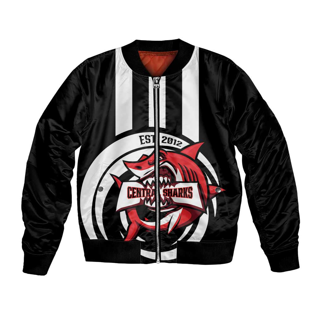 Central Trinidad and Tobago Football Custom Bomber Jacket Come On Sharks Est 2012 - Wonder Print Shop