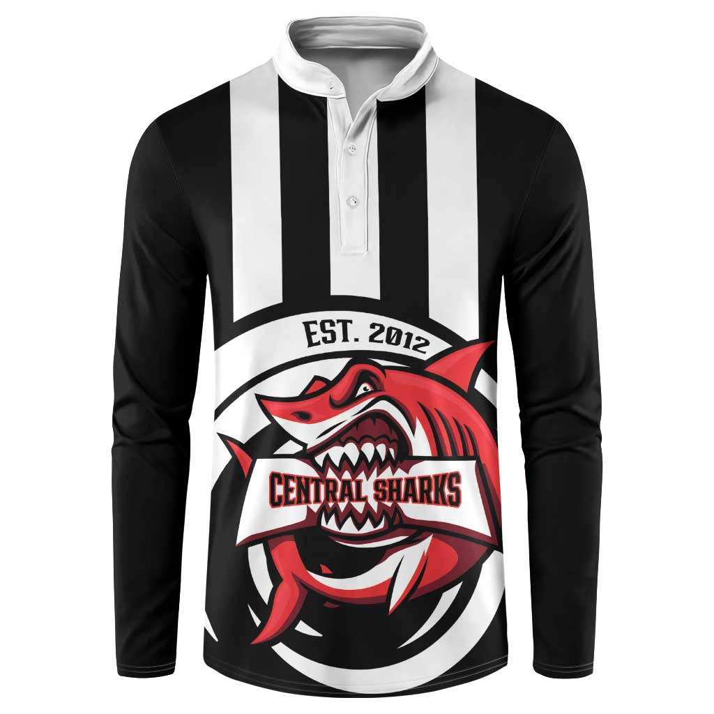 Central Trinidad and Tobago Football Custom Button Sweatshirt Come On Sharks Est 2012 - Wonder Print Shop