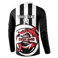 Central Trinidad and Tobago Football Custom Button Sweatshirt Come On Sharks Est 2012 - Wonder Print Shop
