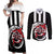 Central Trinidad and Tobago Football Custom Couples Matching Off Shoulder Maxi Dress and Long Sleeve Button Shirt Come On Sharks Est 2012 - Wonder Print Shop