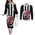 Central Trinidad and Tobago Football Custom Couples Matching Off The Shoulder Long Sleeve Dress and Long Sleeve Button Shirt Come On Sharks Est 2012 - Wonder Print Shop