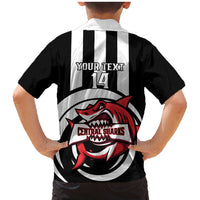 Central Trinidad and Tobago Football Custom Family Matching Mermaid Dress and Hawaiian Shirt Come On Sharks Est 2012 - Wonder Print Shop