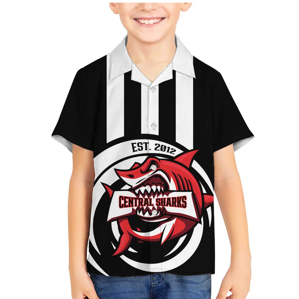 Central Trinidad and Tobago Football Custom Family Matching Mermaid Dress and Hawaiian Shirt Come On Sharks Est 2012 - Wonder Print Shop