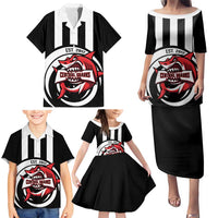 Central Trinidad and Tobago Football Custom Family Matching Puletasi and Hawaiian Shirt Come On Sharks Est 2012 - Wonder Print Shop