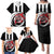 Central Trinidad and Tobago Football Custom Family Matching Puletasi and Hawaiian Shirt Come On Sharks Est 2012 - Wonder Print Shop