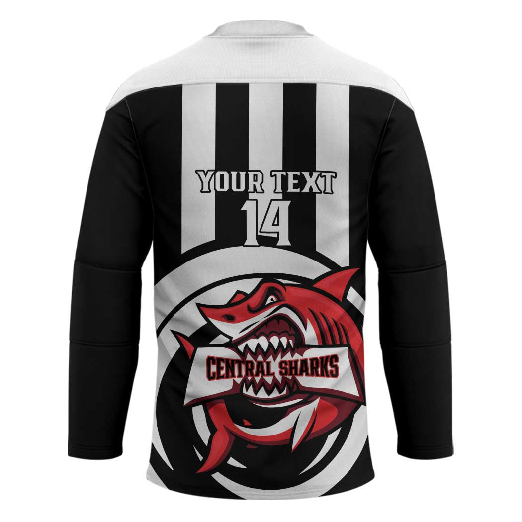 Central Trinidad and Tobago Football Custom Hockey Jersey Come On Sharks Est 2012 - Wonder Print Shop