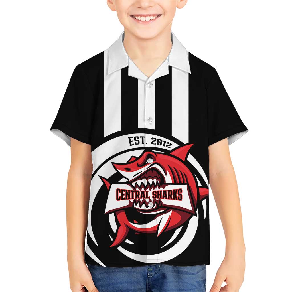 Central Trinidad and Tobago Football Custom Kid Hawaiian Shirt Come On Sharks Est 2012 - Wonder Print Shop