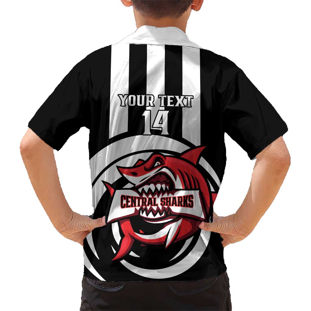 Central Trinidad and Tobago Football Custom Kid Hawaiian Shirt Come On Sharks Est 2012 - Wonder Print Shop