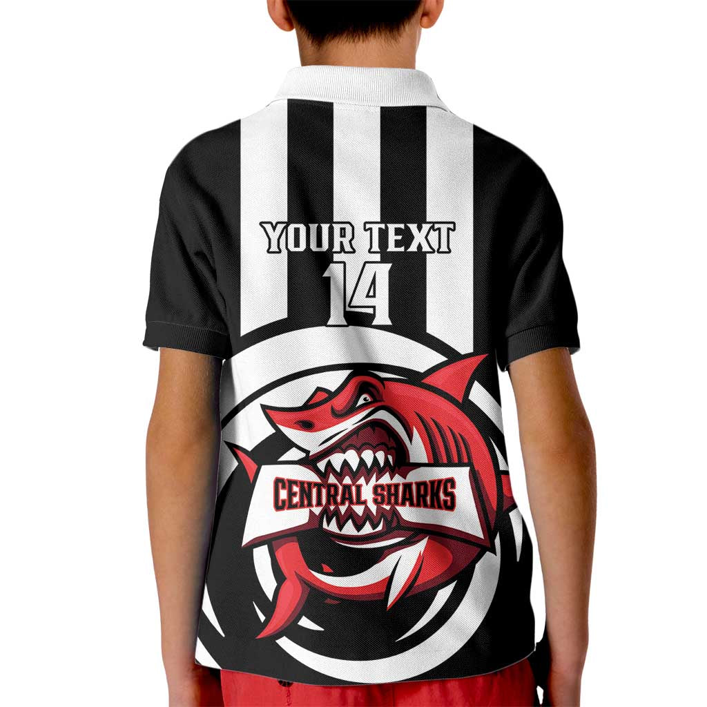 Central Trinidad and Tobago Football Custom Kid Polo Shirt Come On Sharks Est 2012 - Wonder Print Shop