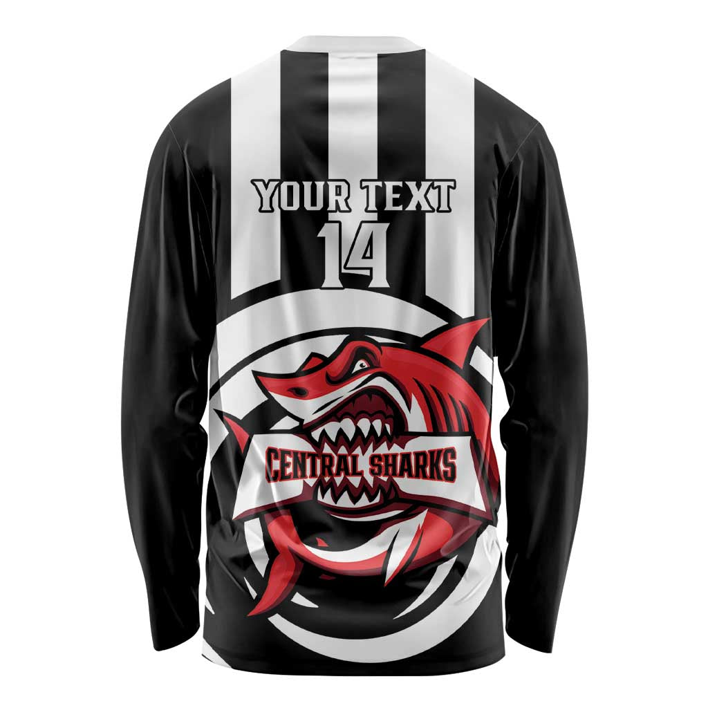 Central Trinidad and Tobago Football Custom Long Sleeve Shirt Come On Sharks Est 2012 - Wonder Print Shop