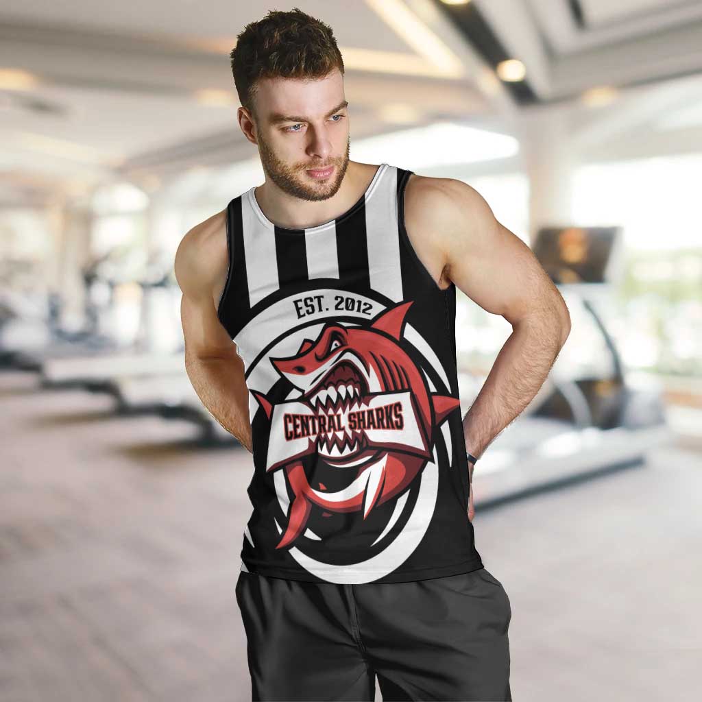 Central Trinidad and Tobago Football Custom Men Tank Top Come On Sharks Est 2012 - Wonder Print Shop