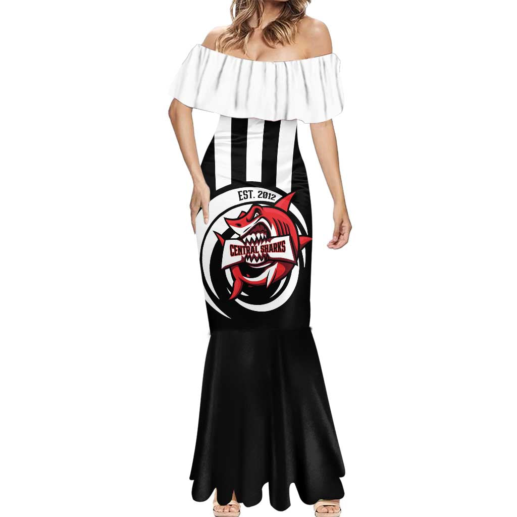 Central Trinidad and Tobago Football Custom Mermaid Dress Come On Sharks Est 2012 - Wonder Print Shop