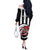 Central Trinidad and Tobago Football Custom Off The Shoulder Long Sleeve Dress Come On Sharks Est 2012 - Wonder Print Shop