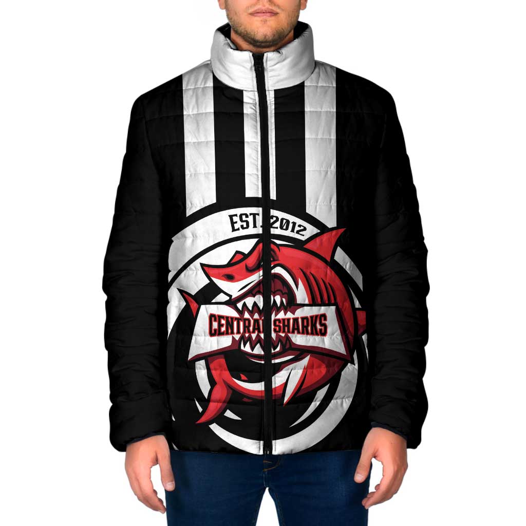 Central Trinidad and Tobago Football Custom Padded Jacket Come On Sharks Est 2012 - Wonder Print Shop