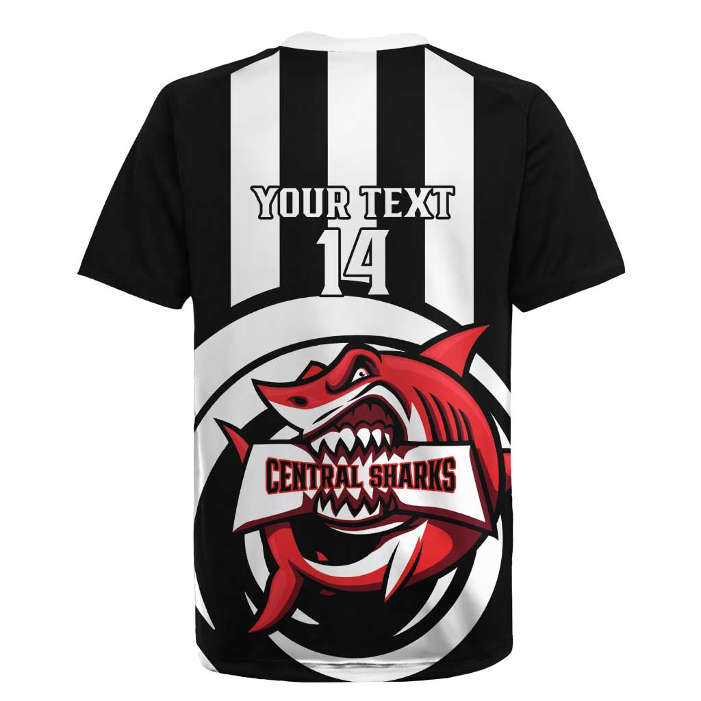 Central Trinidad and Tobago Football Custom Rugby Jersey Come On Sharks Est 2012 - Wonder Print Shop