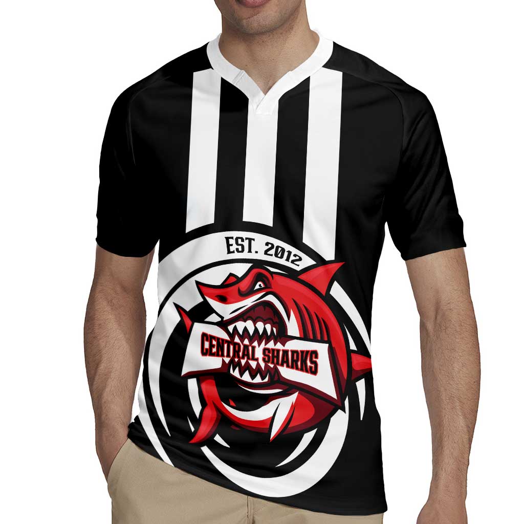 Central Trinidad and Tobago Football Custom Rugby Jersey Come On Sharks Est 2012 - Wonder Print Shop
