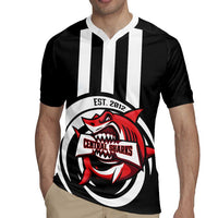 Central Trinidad and Tobago Football Custom Rugby Jersey Come On Sharks Est 2012 - Wonder Print Shop