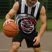 Central Trinidad and Tobago Football Custom Sleeveless Hoodie Come On Sharks Est 2012 - Wonder Print Shop